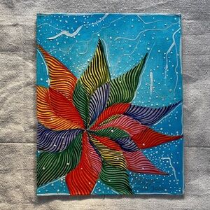 Oil on canvas “Rehilete cosmico”